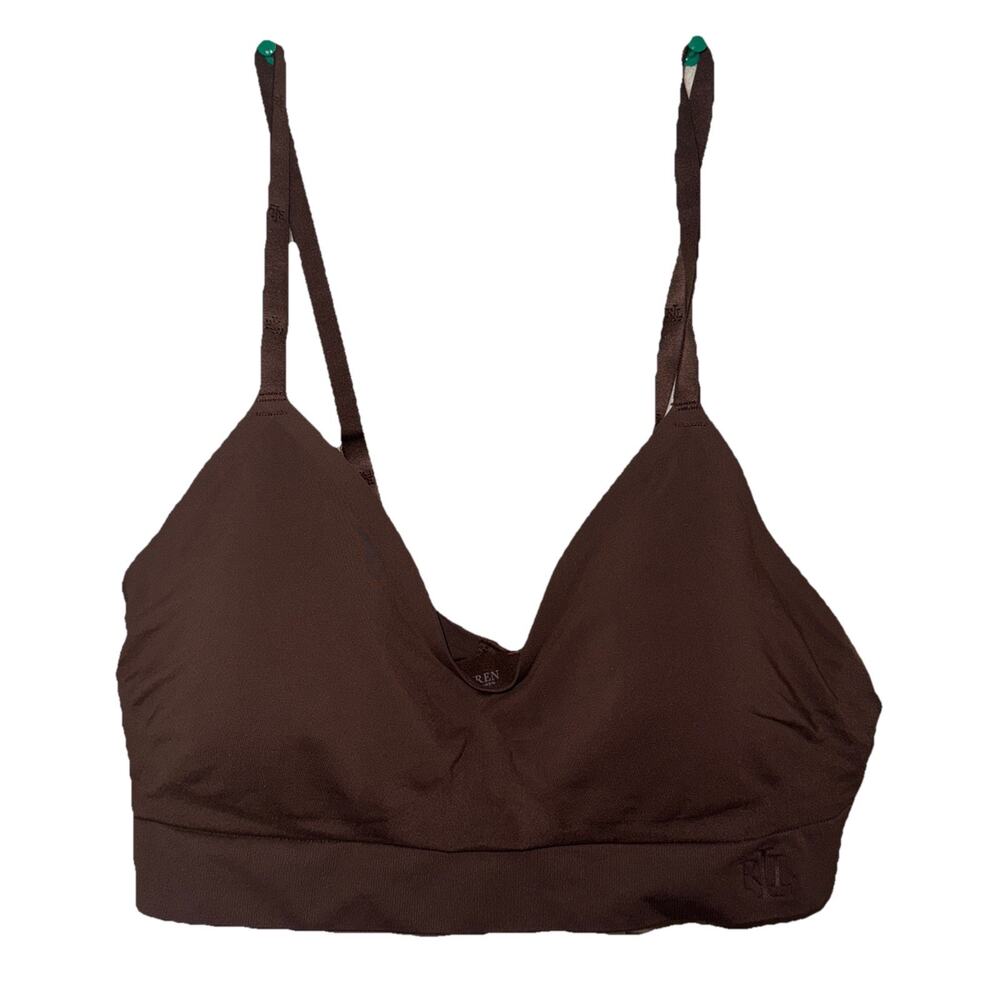 NWT Ralph Lauren Luxe Smoothing Bra SZ M Espresso New With Tag